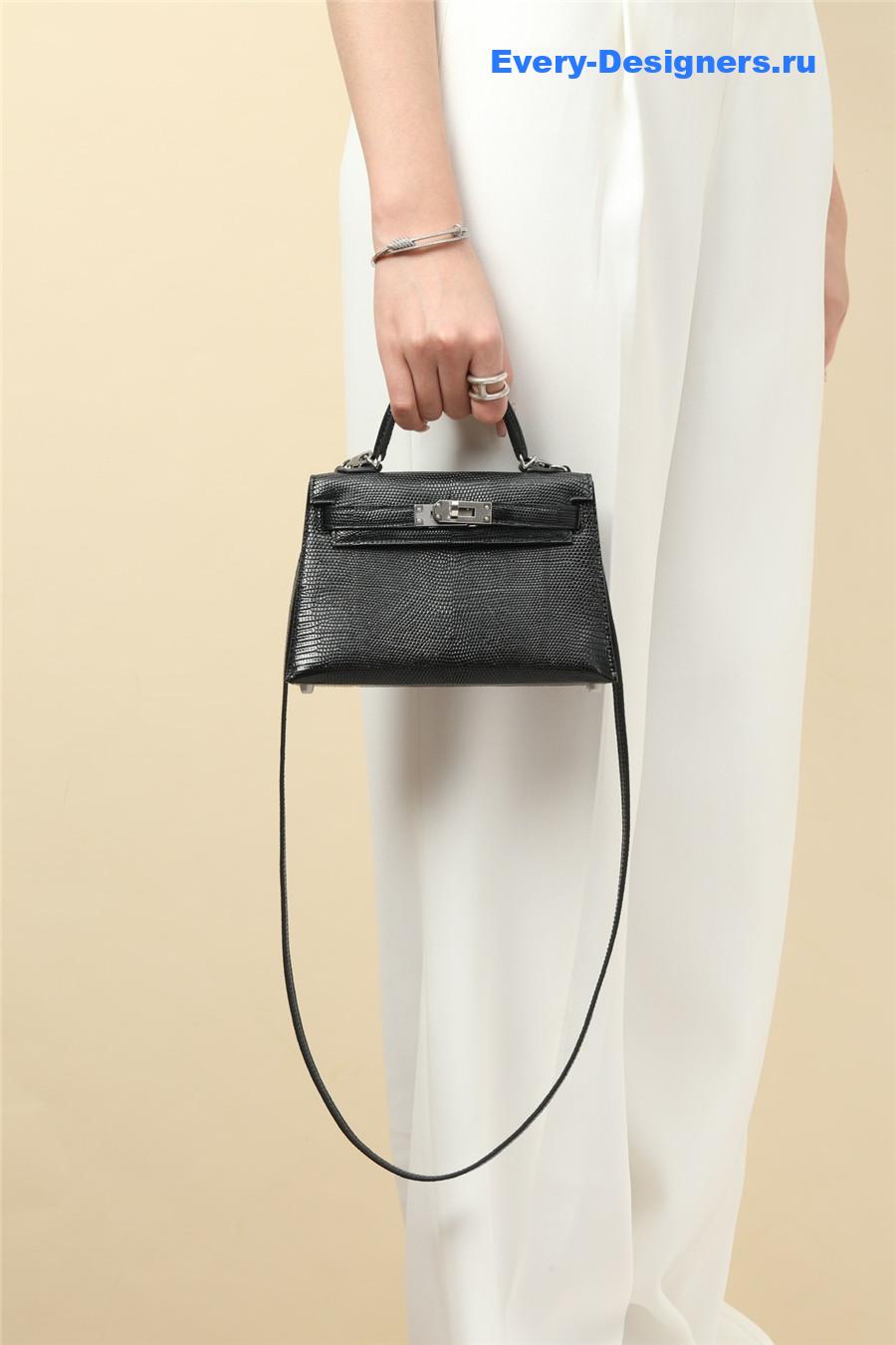 H**me5 lizard mini kelly 19 black