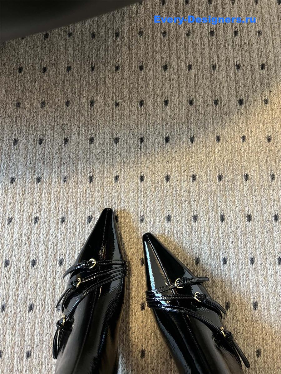 Miu Miu High Heel Pointed Toe Ankle Boots
