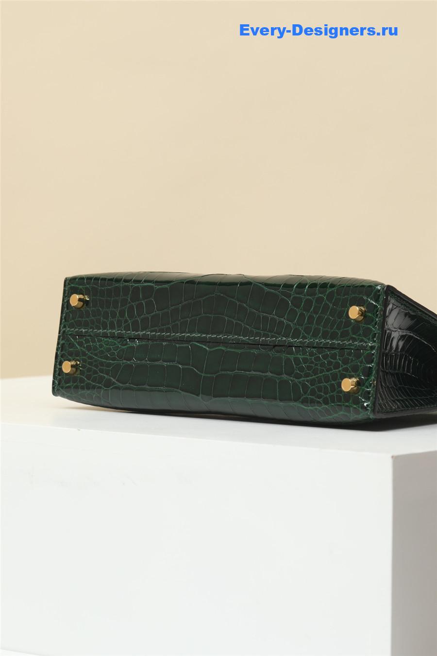 H**me5 alligator mini kelly 19 green