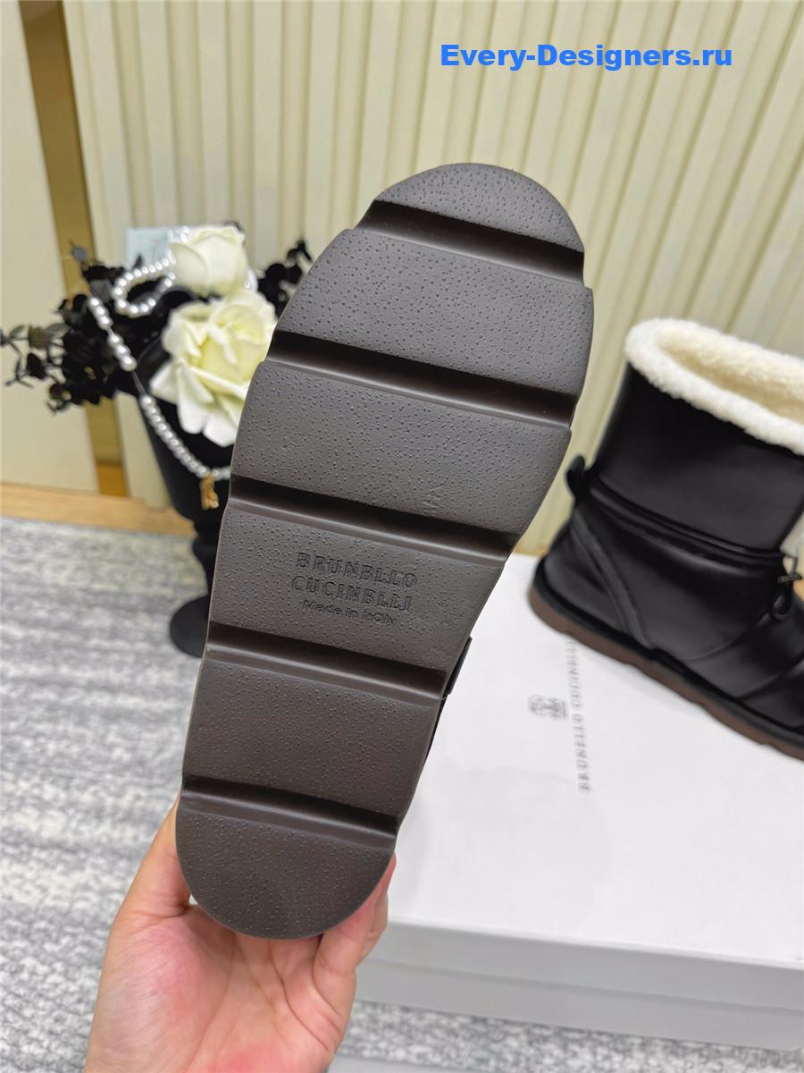 BC Black Fur Snow Boots