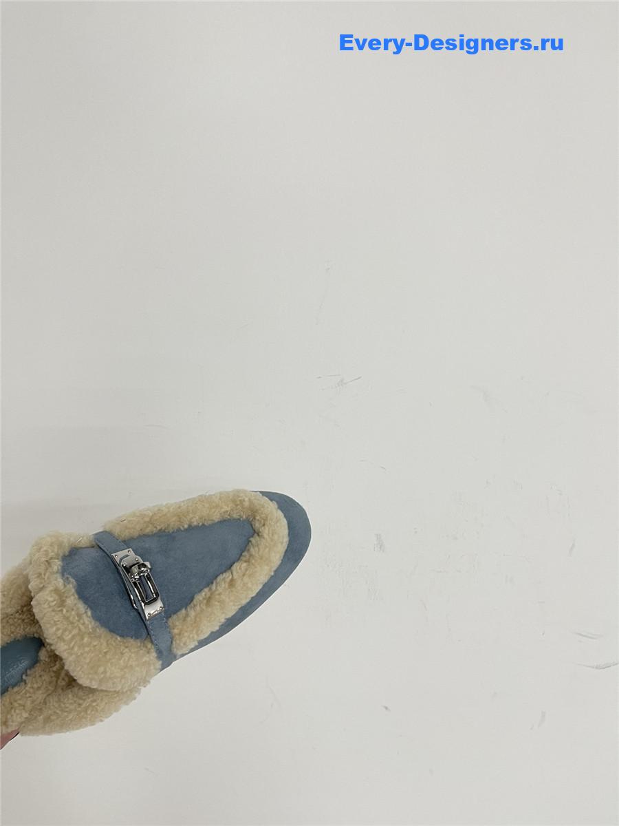 H**me5 kelly wool slippers blue