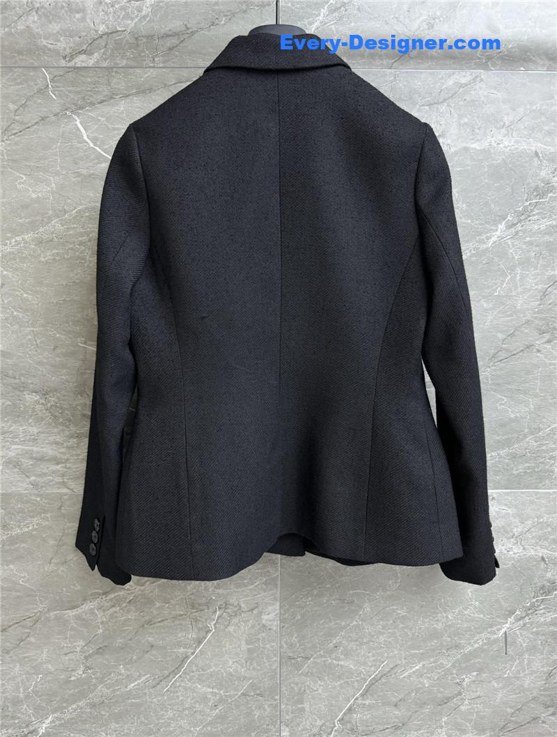D10r lapel single-breasted suit jacket