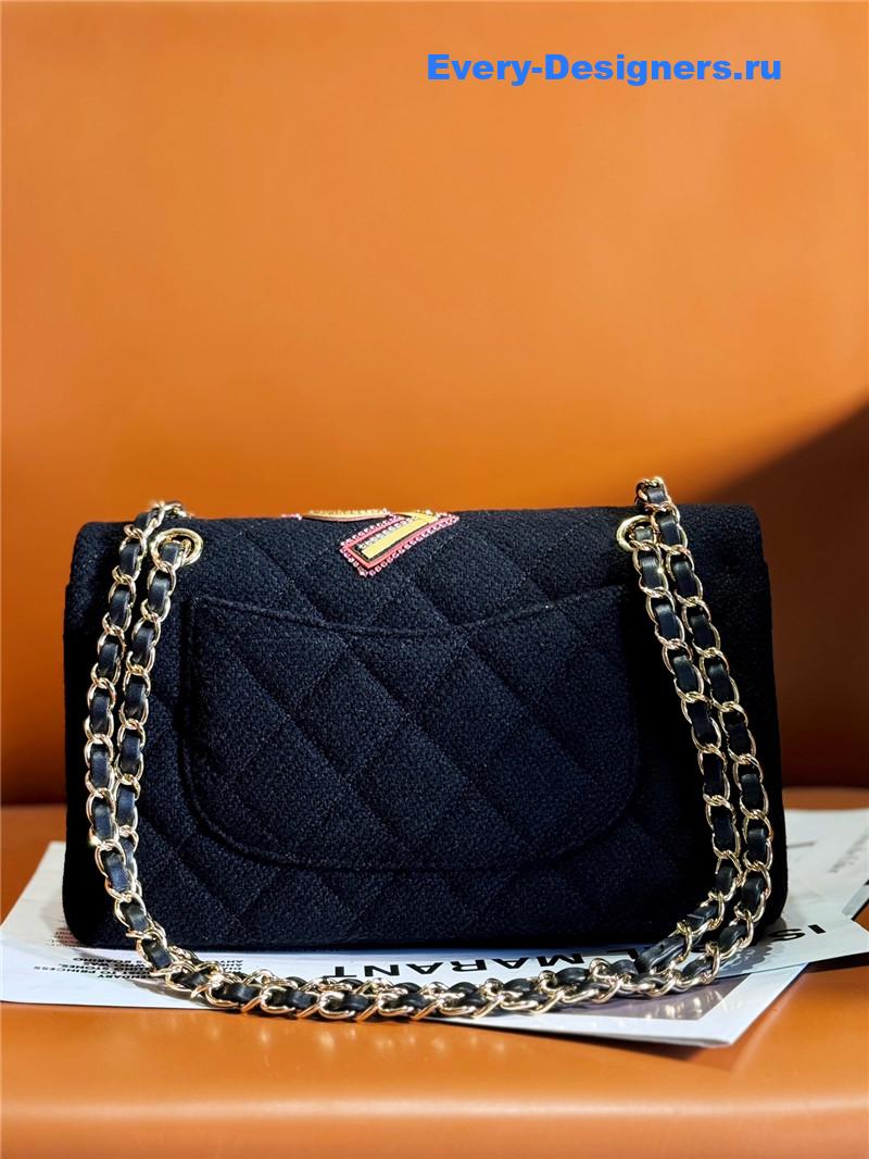Ch**el limited edition woolen cf bag