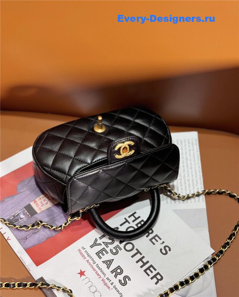 Ch**el coco handle bag small