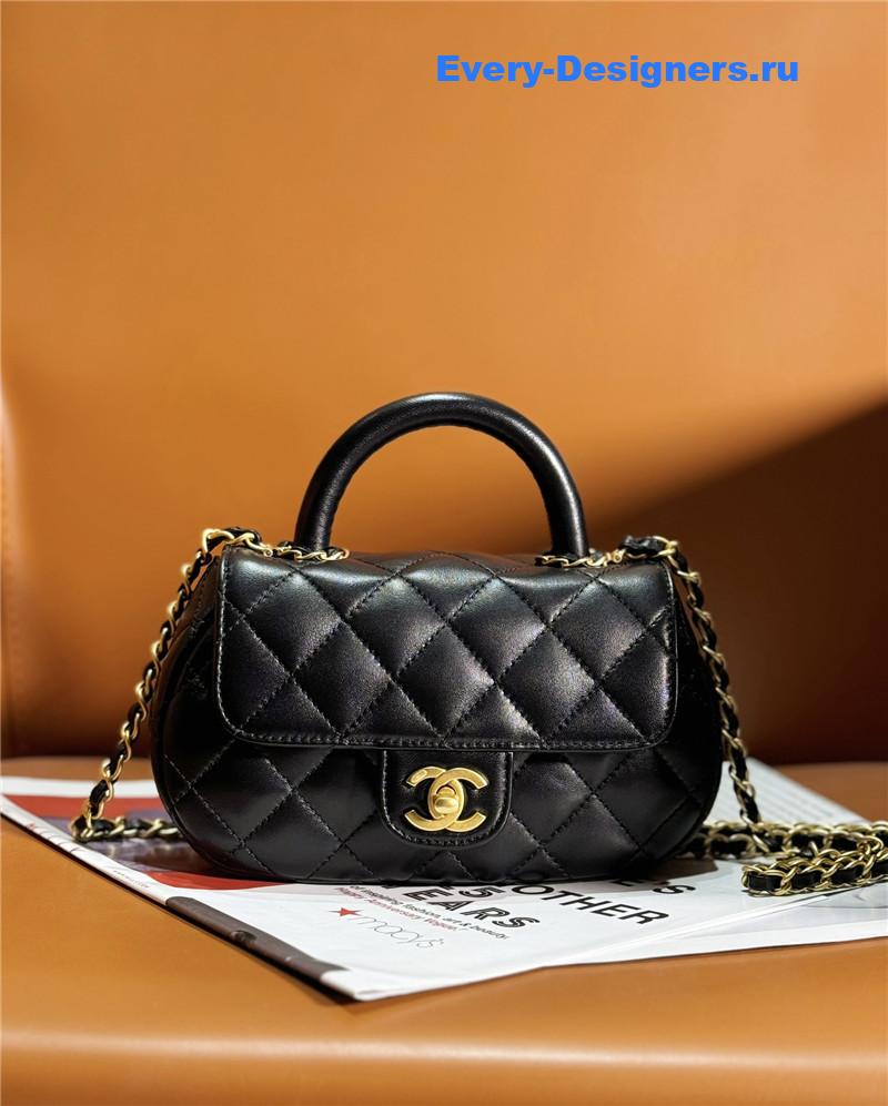 Ch**el coco handle bag small