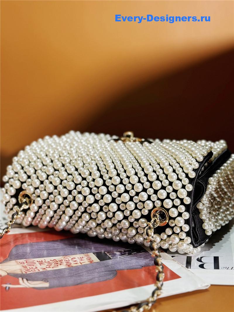Ch**el pearl cf flap bag