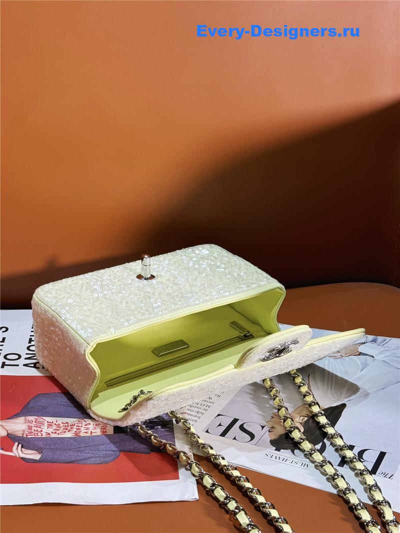 Ch**el cf sequin bag