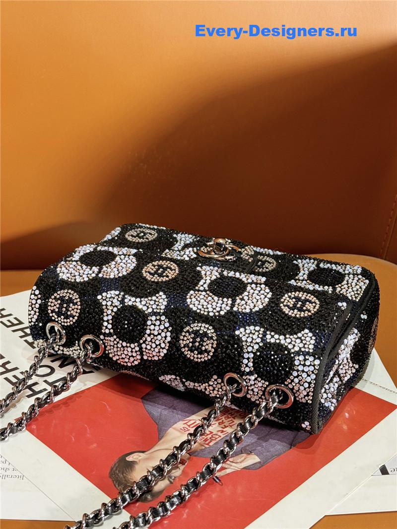Ch**el limited edition camellia cf bag small