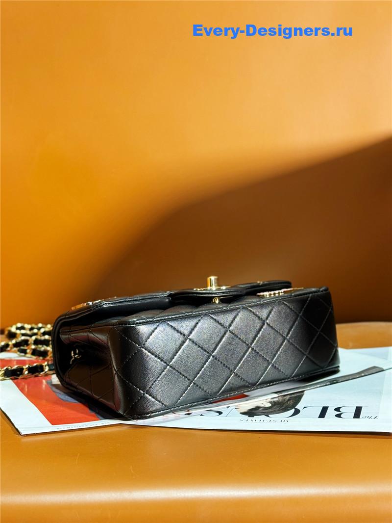 Ch**el cf badge bag small