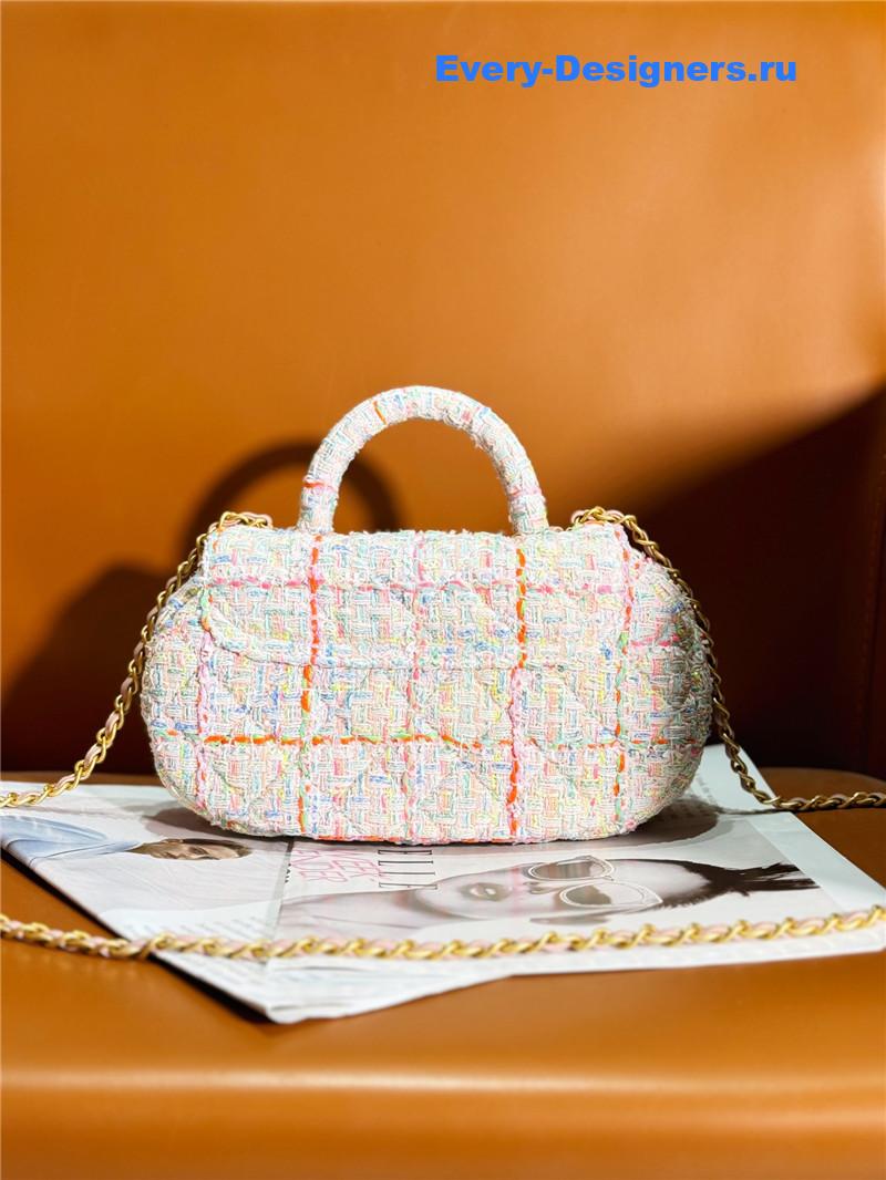 Ch**el coco handle bag small