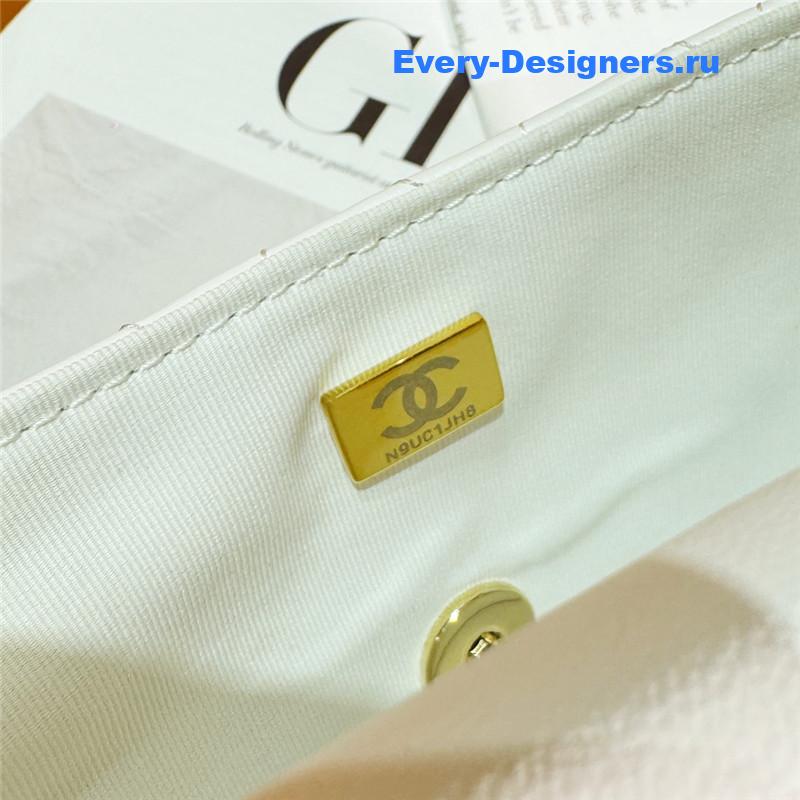 Ch**el love Ch**el logo flap bag