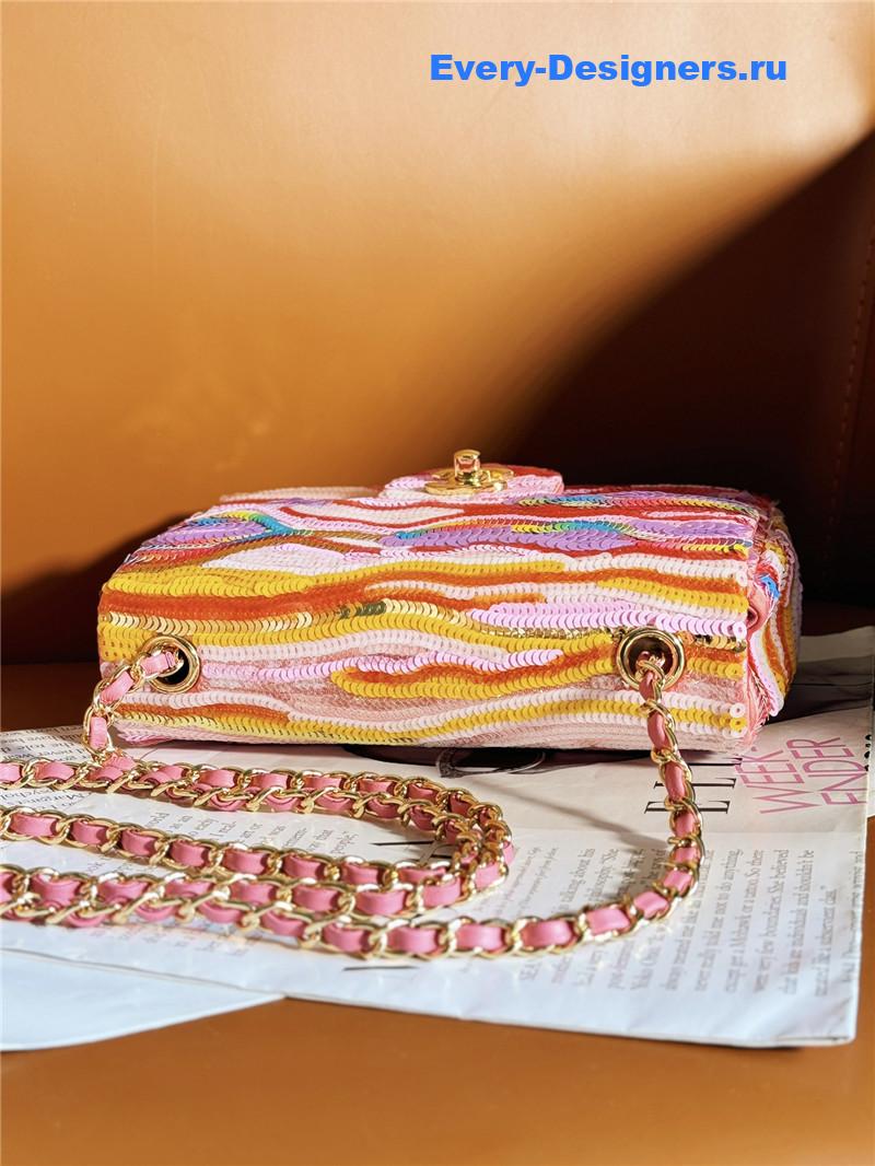 Ch**el limited sequin cf bag