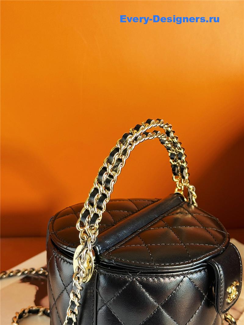 Ch**el handle cosmetic bag
