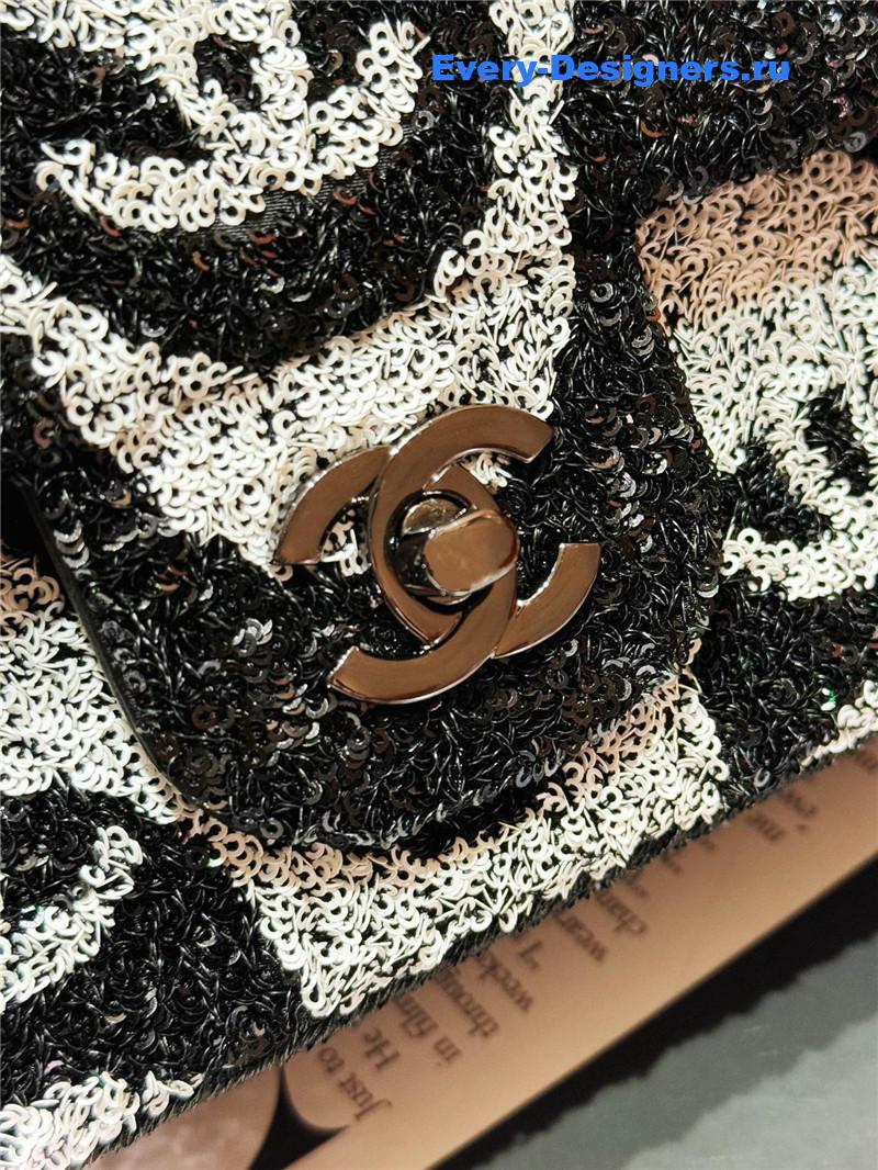 Ch**el panda sequin cf bag