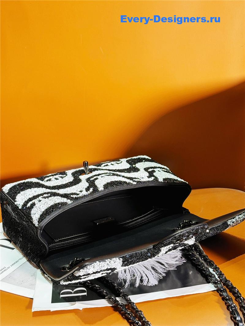 Ch**el panda sequin cf bag
