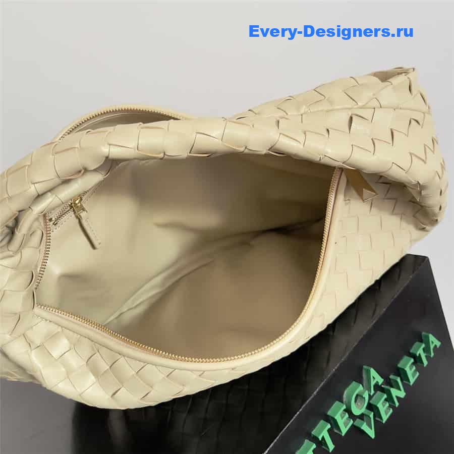 b0tt*ga Ven*ta beige jodie bag large