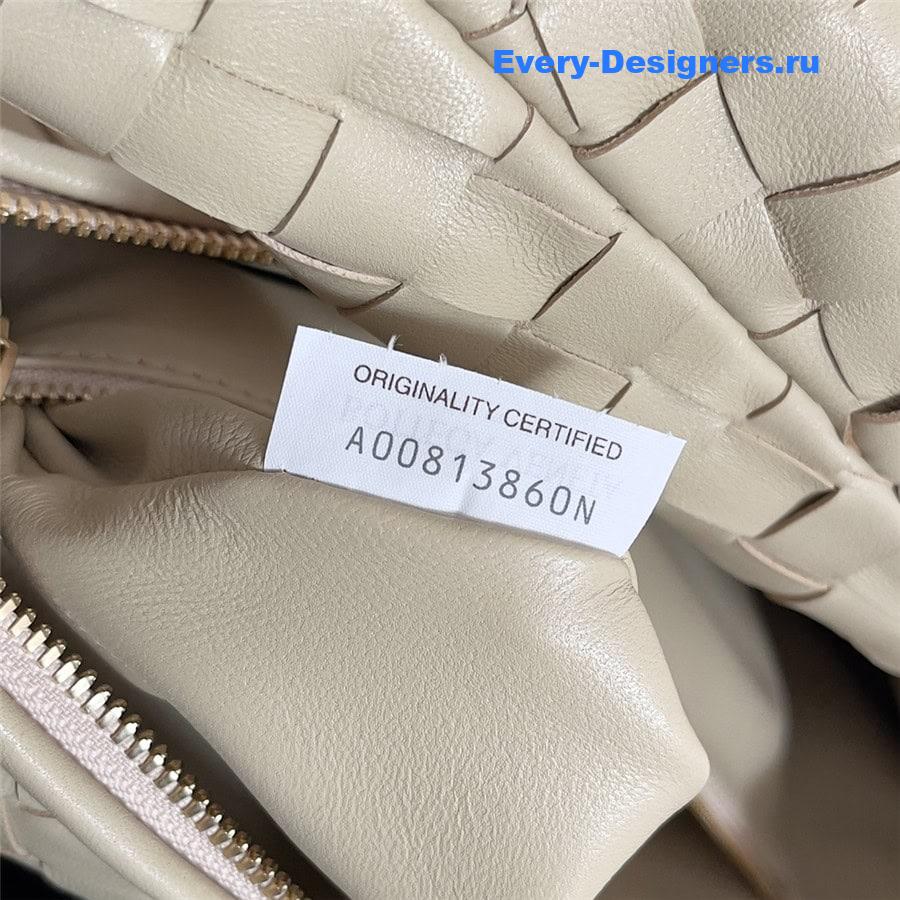 b0tt*ga Ven*ta beige jodie bag large