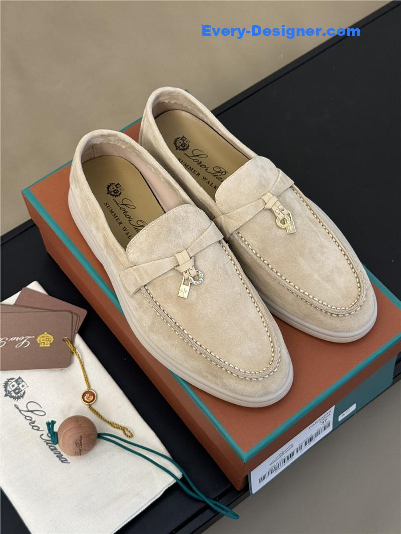 L0r0 P1ana walk cashmere loafers