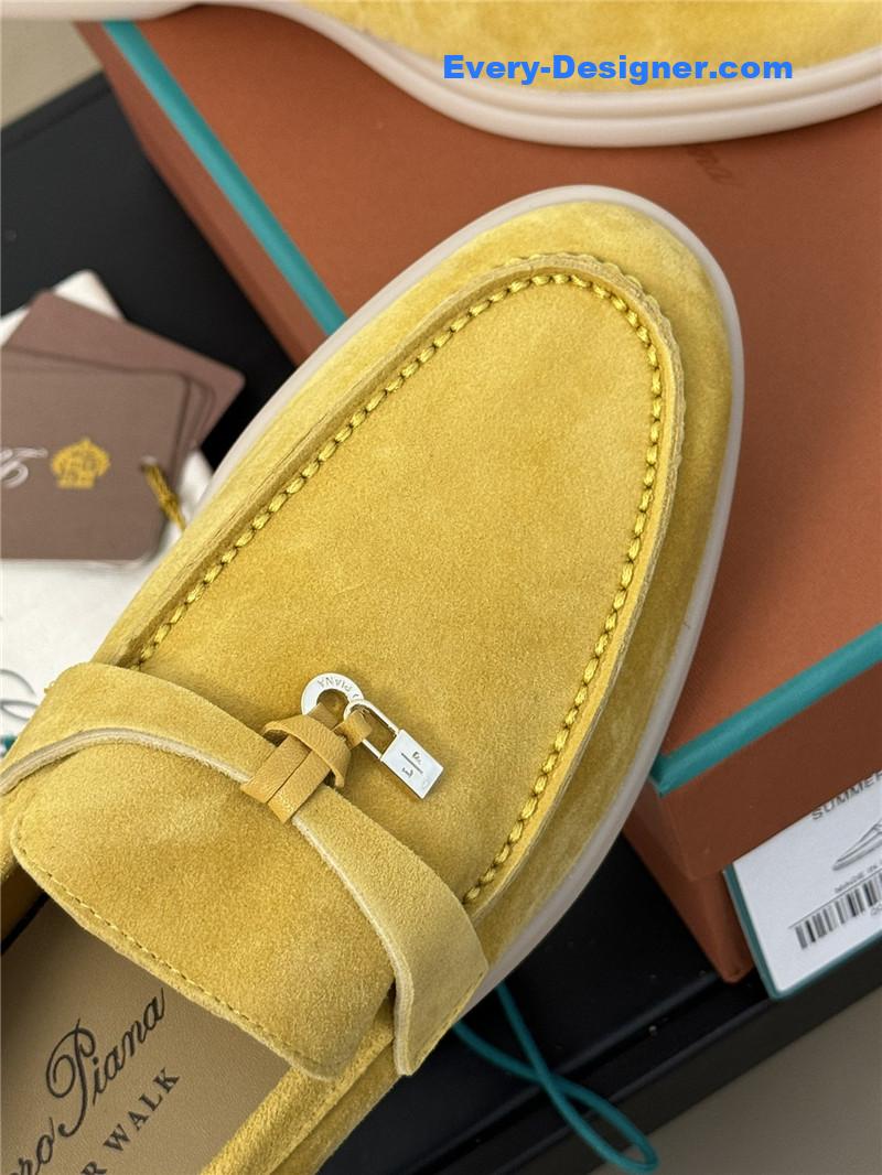 L0r0 P1ana walk cashmere loafers