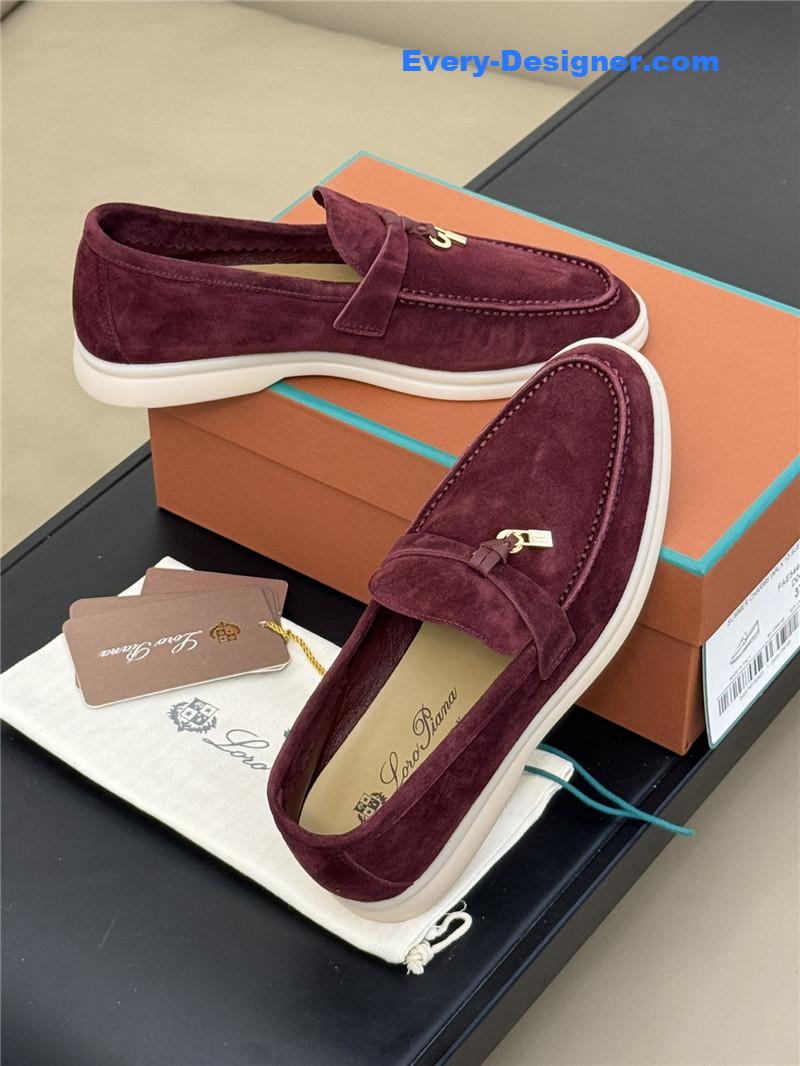L0r0 P1ana walk cashmere loafers