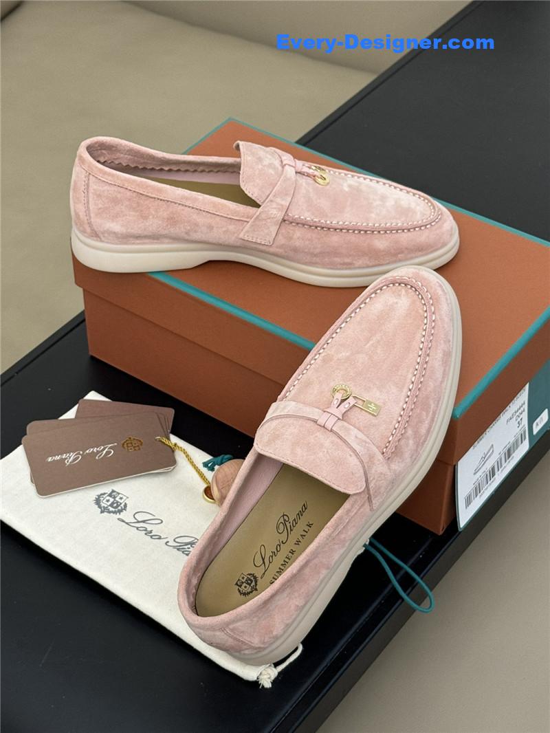 L0r0 P1ana walk cashmere loafers