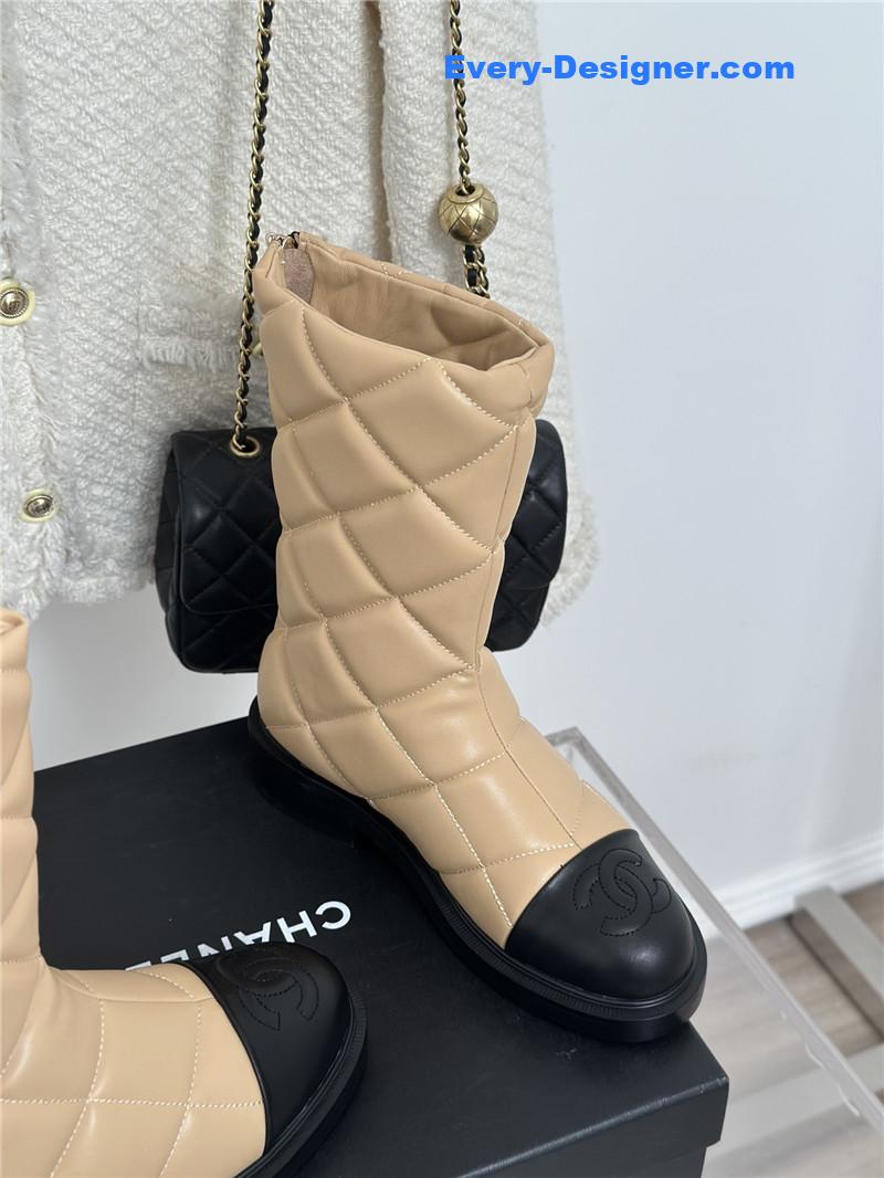 CC rhombus platform boots