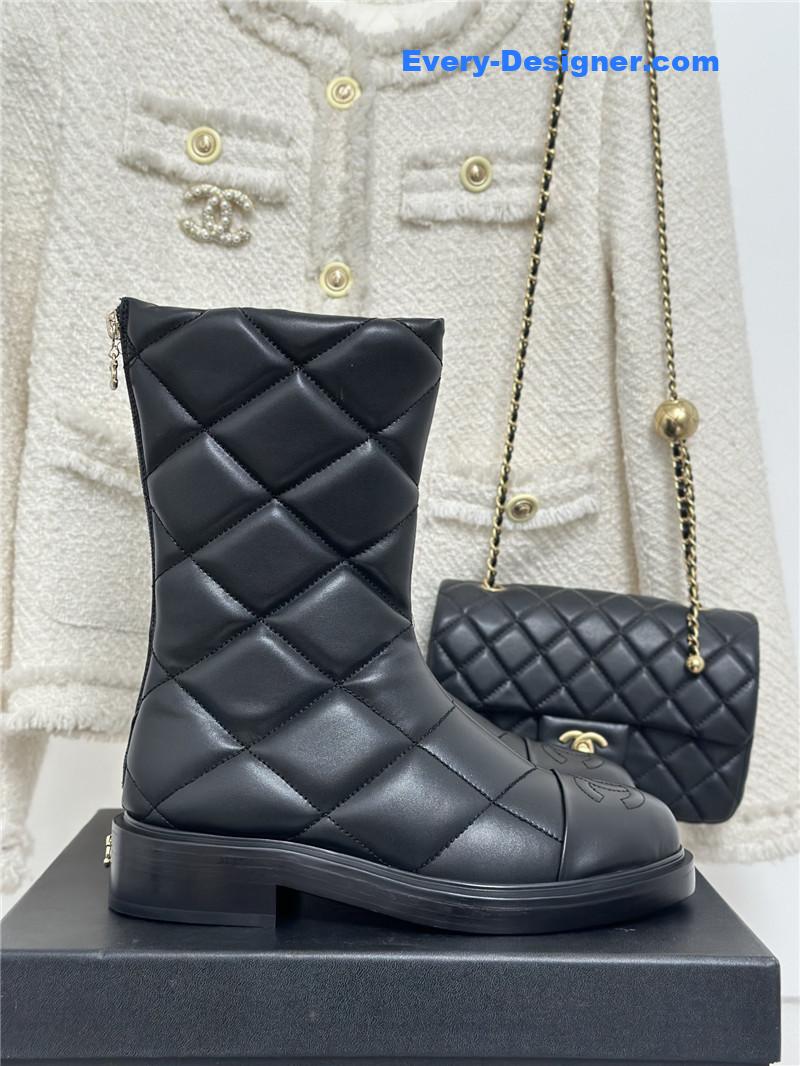 CC rhombus platform boots