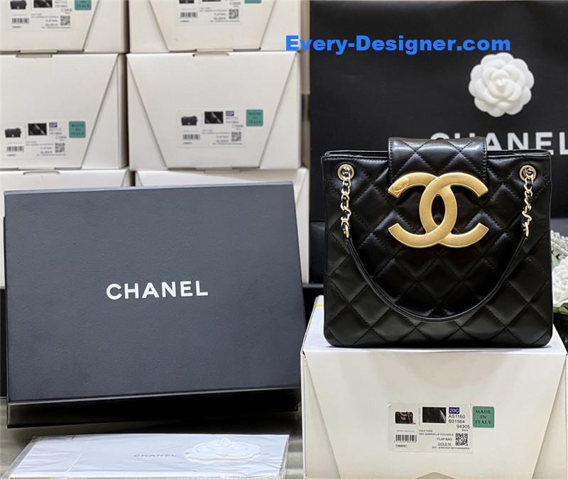 Ch**el logo retro tote bag