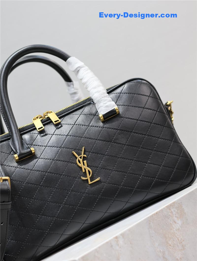 Y51 liya leather duffle bag