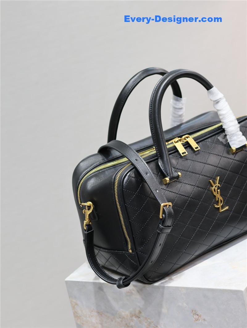 Y51 liya leather duffle bag