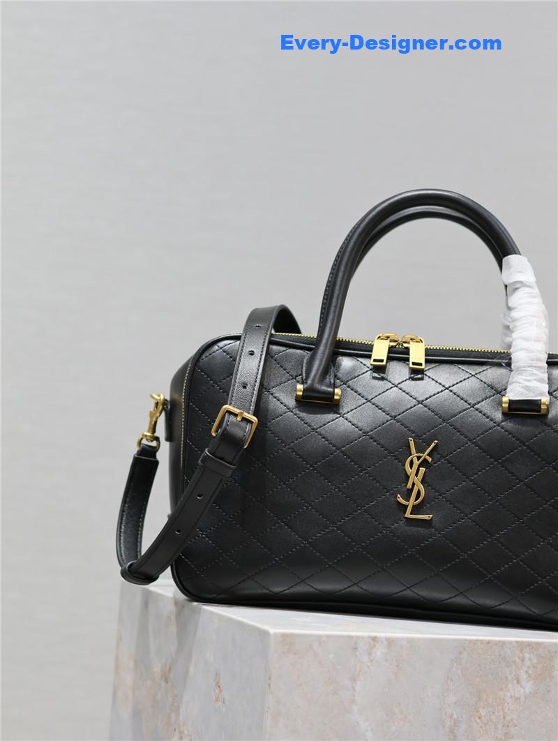 Y51 liya leather duffle bag
