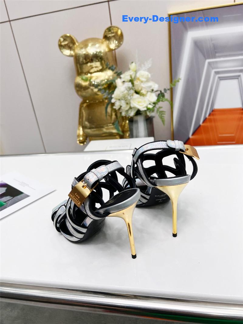 Balmain’s new catwalk cutout sandals