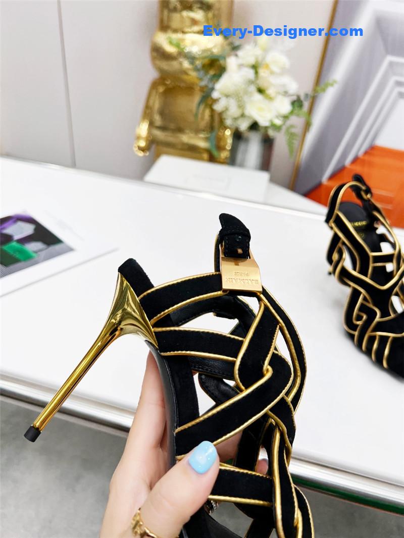 Balmain’s new catwalk cutout sandals