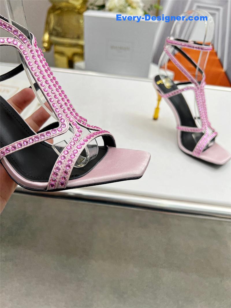 Balmain metal heel sandals