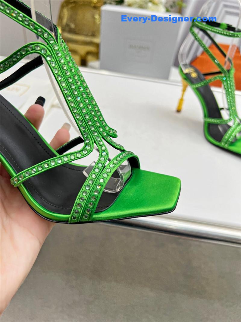 Balmain metal heel sandals