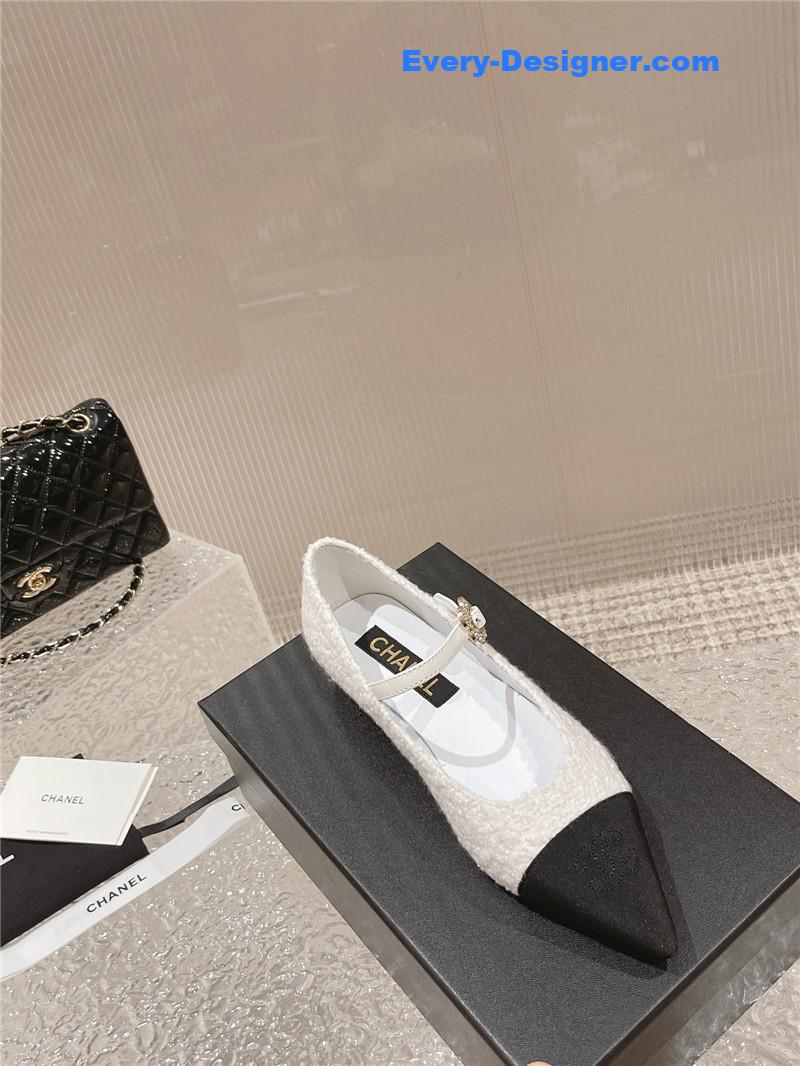 CC new sunflower buckle Mary Jane shoes