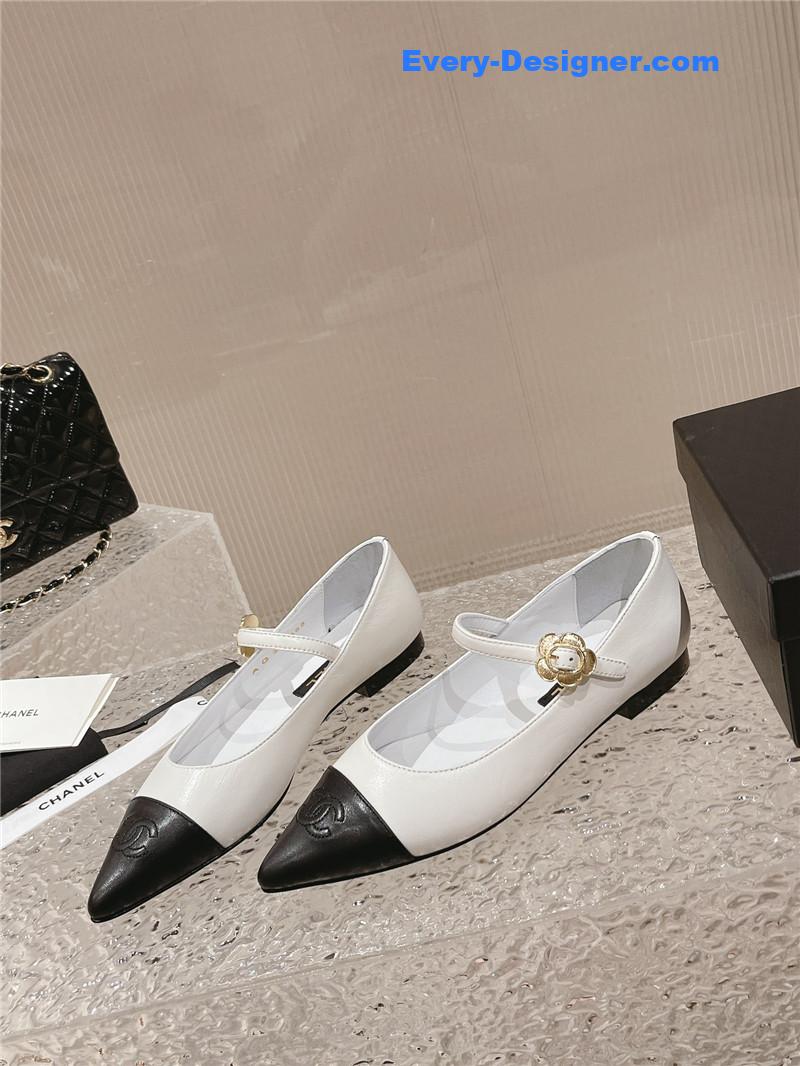 CC new sunflower buckle Mary Jane shoes