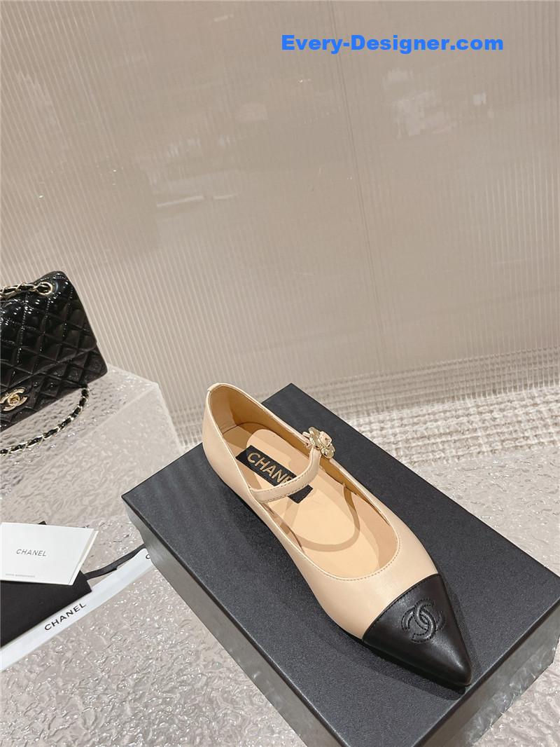 CC new sunflower buckle Mary Jane shoes