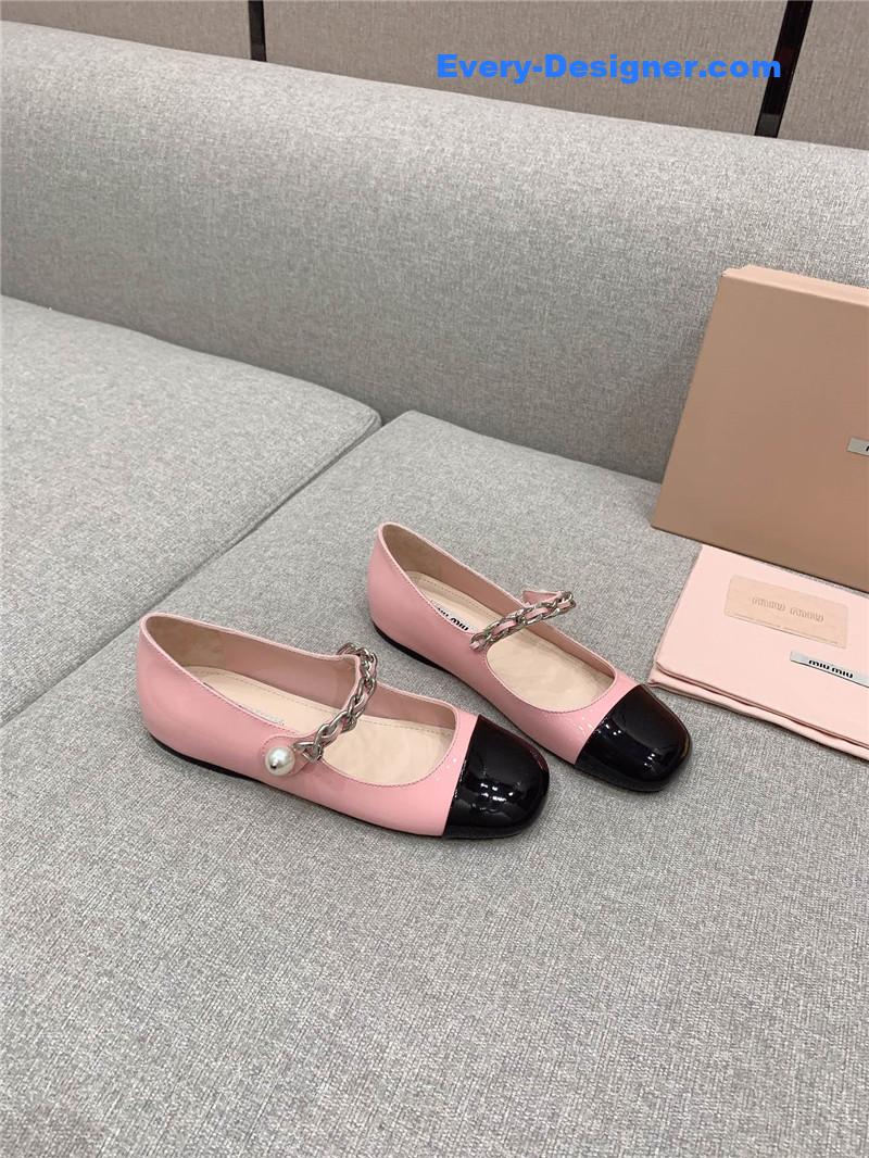 M1um1u new princess girl style mary jane series flat shoes