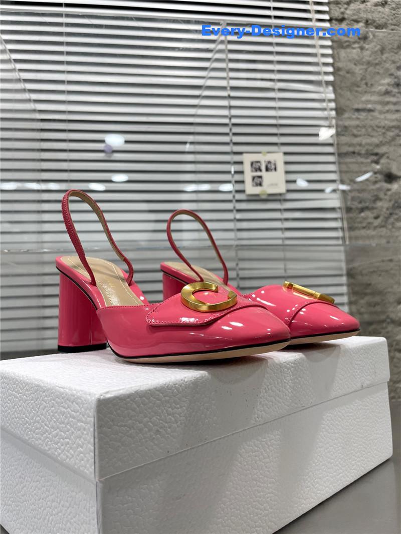 D10r new baotou chunky heel sandals
