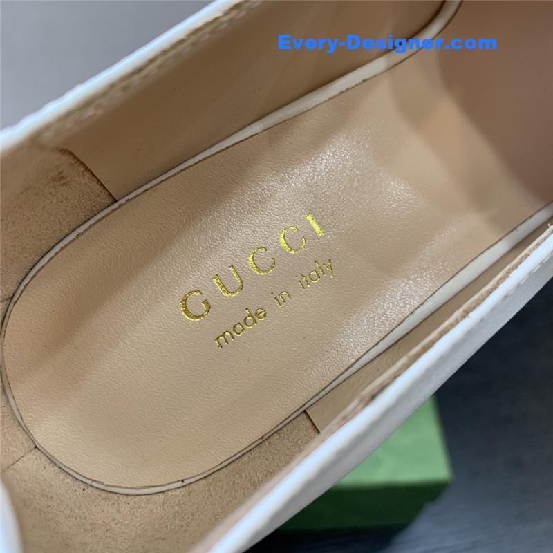 Gvc*1 retro fashion round interlocking double g logo shoes