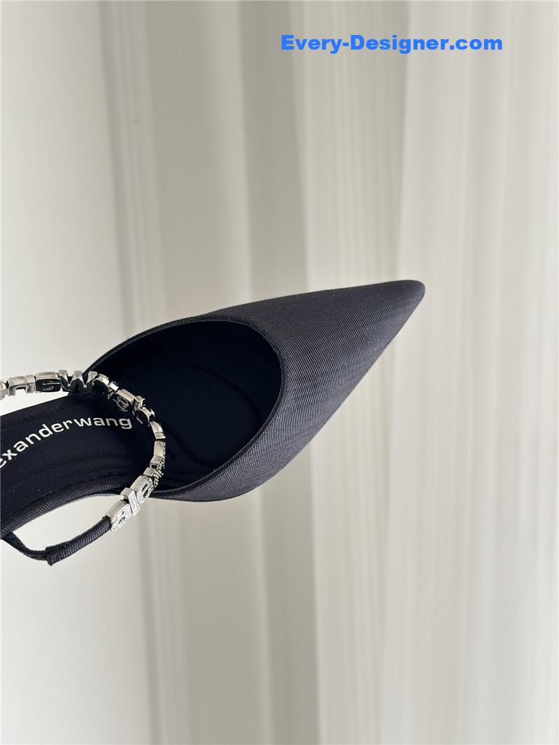 A1exa*der wang letter rhinestone sandals