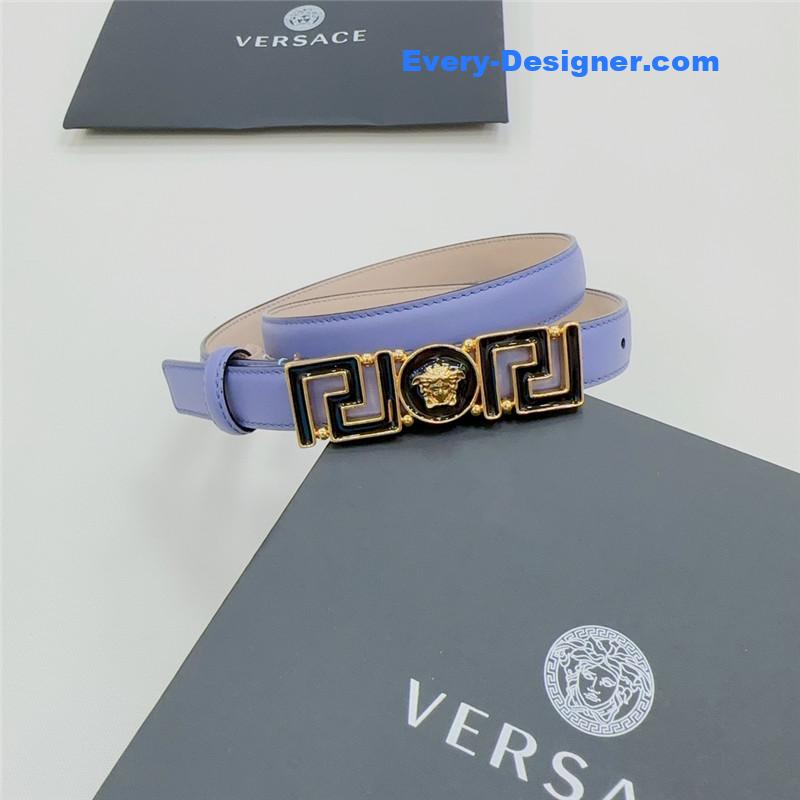 Versace reversible original calfskin nubuck bottom belt