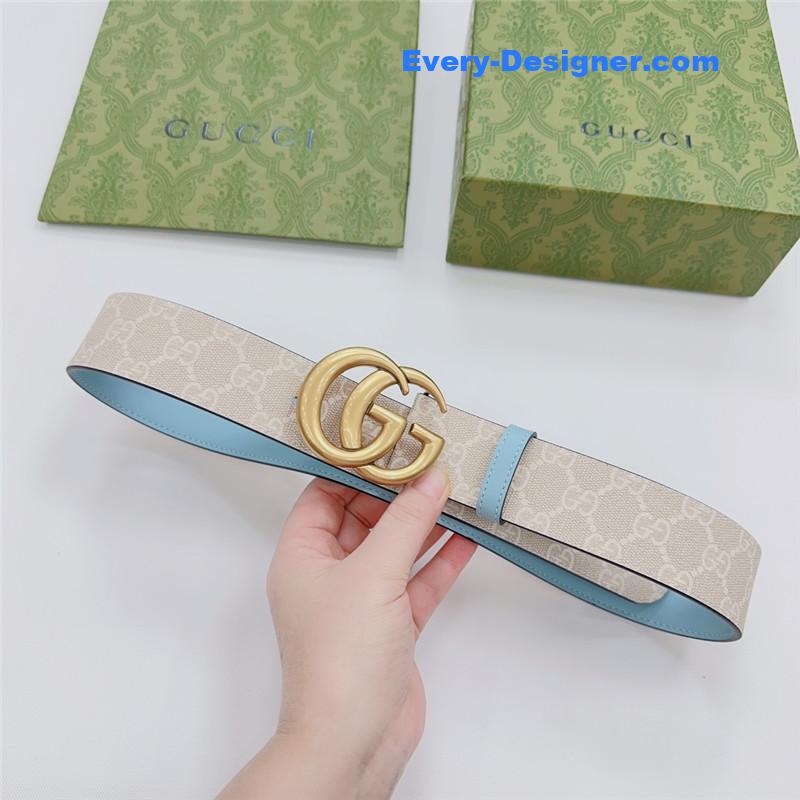 Gvc*1 new double-sided original calfskin belt