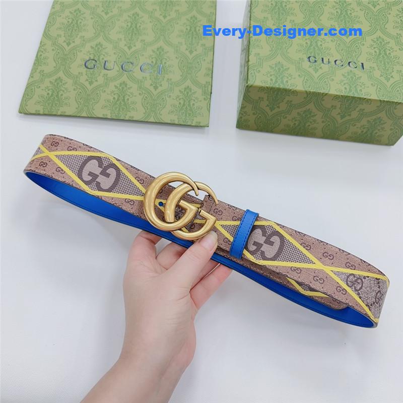 Gvc*1 new double-sided original calfskin belt