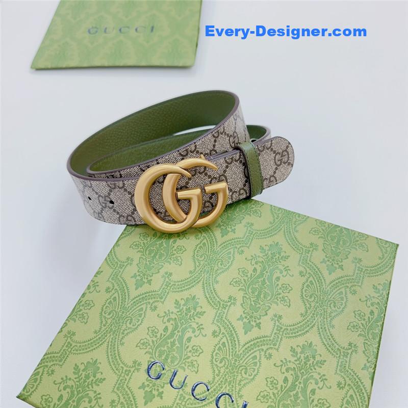Gvc*1 new double-sided original calfskin belt