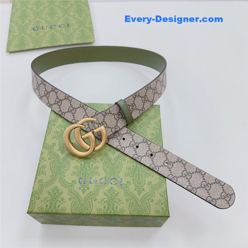 Gvc*1 new double-sided original calfskin belt