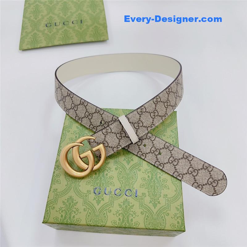 Gvc*1 new double-sided original calfskin belt