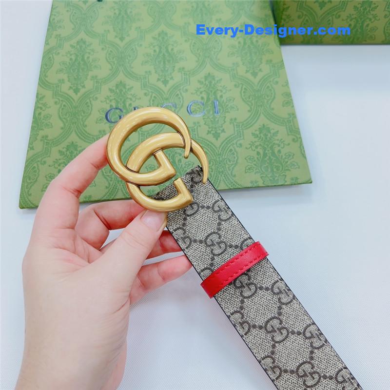 Gvc*1 new double-sided original calfskin belt