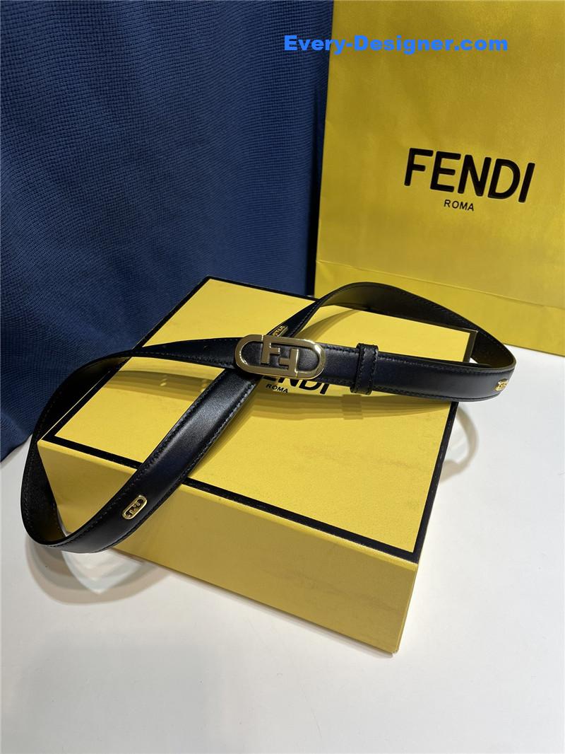F**di narrow belt with loops